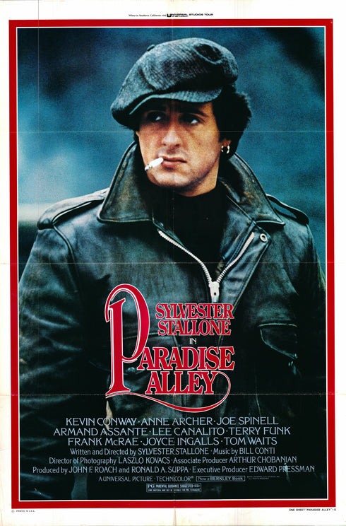 paradise alley 1978 style e one sheet poster folded