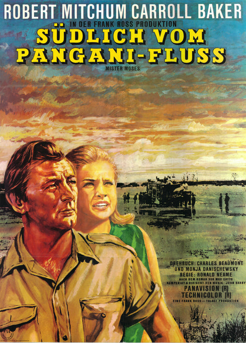 mister moses 1965 german one sheet poster folded