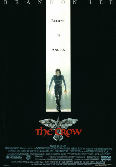 the crow 1994 one sheet poster