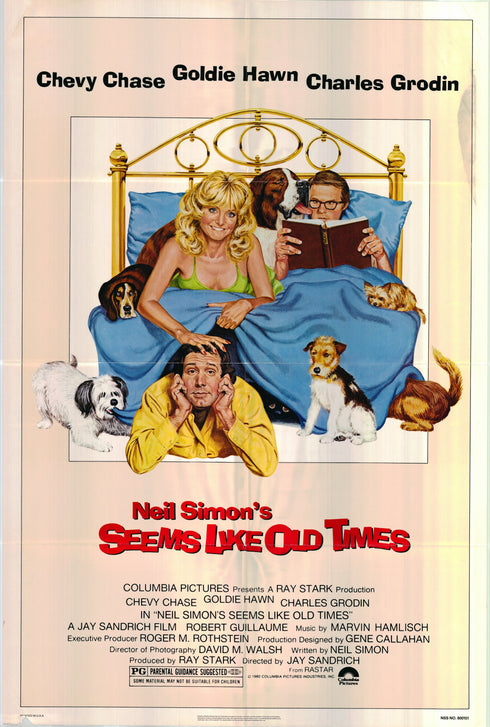 seems like old times 1980 one sheet poster folded