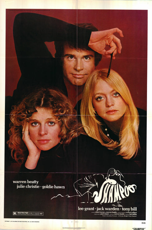 shampoo 1975 one sheet poster folded