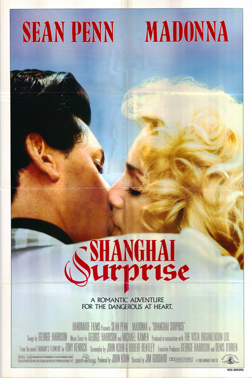 shanghai surprise 1986 one sheet poster folded