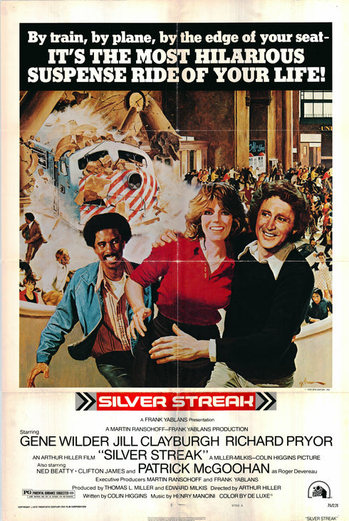silver streak 1976 style a one sheet poster folded