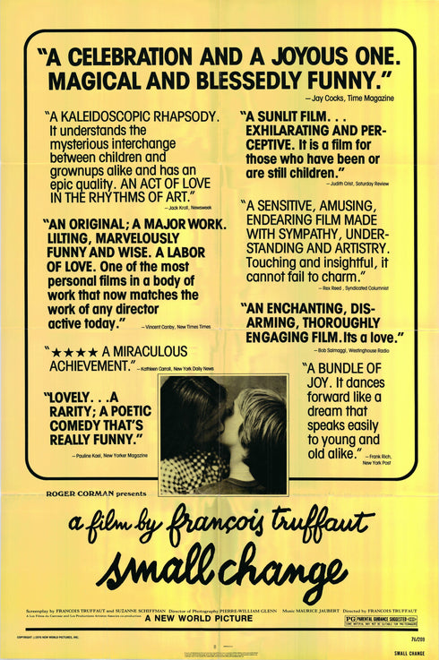 small change 1976 one sheet poster folded