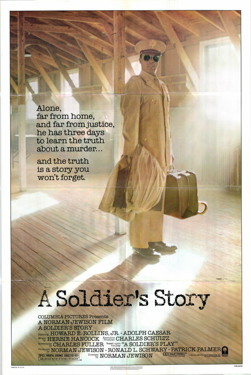 soldiers story 1984 one sheet poster folded