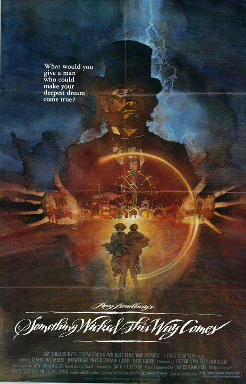 something wicked this way comes 1982 one sheet poster folded
