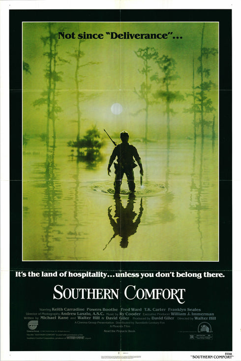 southern comfort 1981 one sheet poster folded