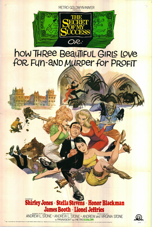 the secret of my success 1965 one sheet poster folded