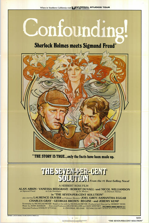 the seven per cent solution 1976 one sheet poster folded