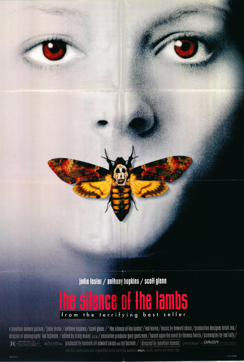 the silence of the lambs 1990 one sheet poster folded