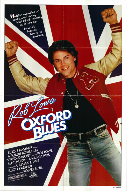 oxford blues 1984 one sheet poster folded