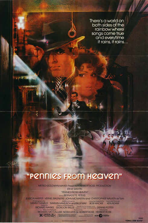 pennies from heaven 1981 one sheet poster folded