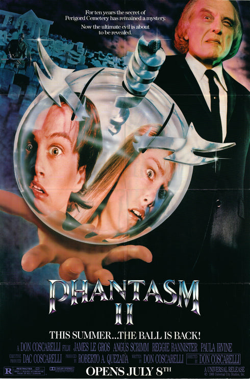 phantasm ii 1988 one sheet poster folded