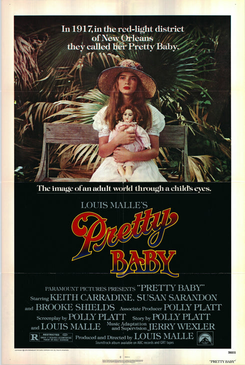 pretty baby 1978 one sheet poster folded