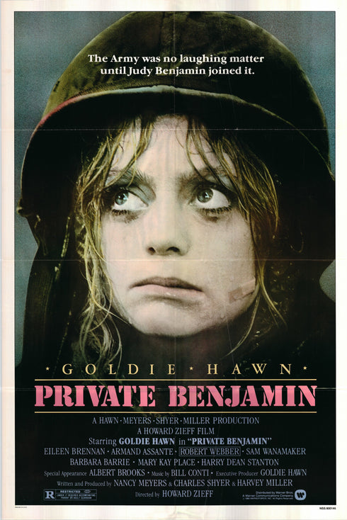 private benjamin 1980 one sheet poster folded