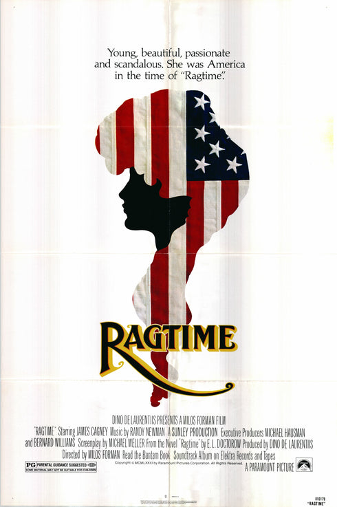 ragtime 1981 one sheet poster folded