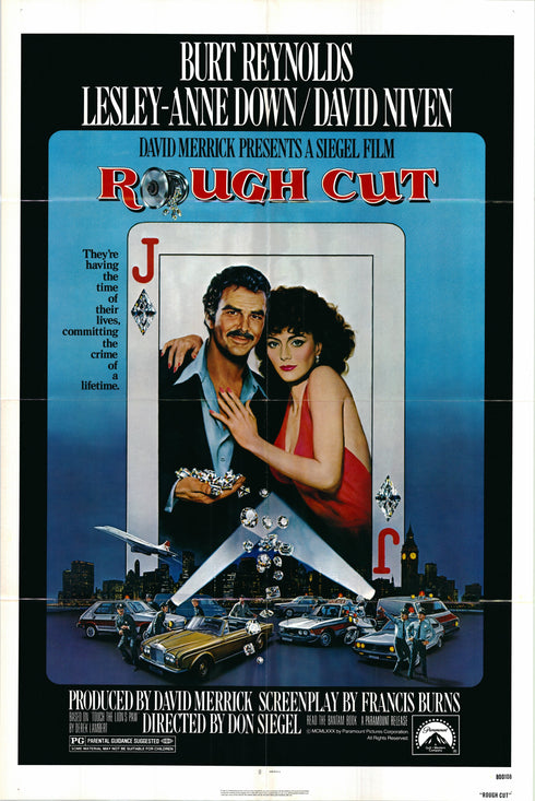 rough cut 1980 one sheet poster folded