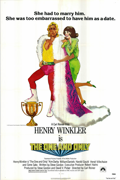 the one and only 1978 one sheet poster folded