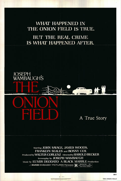 the onion field 1979 one sheet poster folded