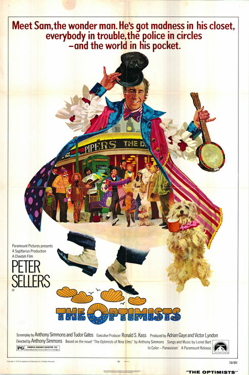 the optimists 1973 one sheet poster folded