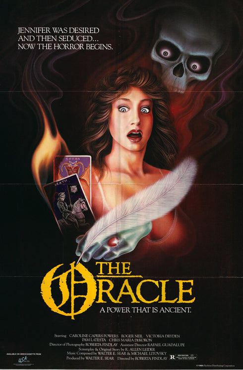 the oracle 1985 one sheet poster folded