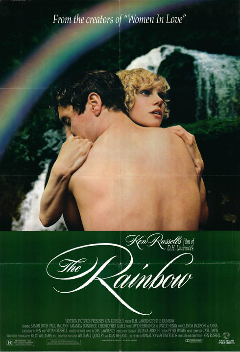 the rainbow 1989 one sheet poster folded