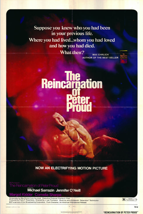 the reincarnation of peter proud 1975 one sheet poster folded