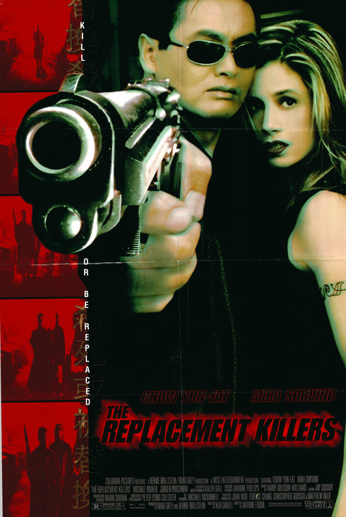 the replacement killers 1998 one sheet poster folded