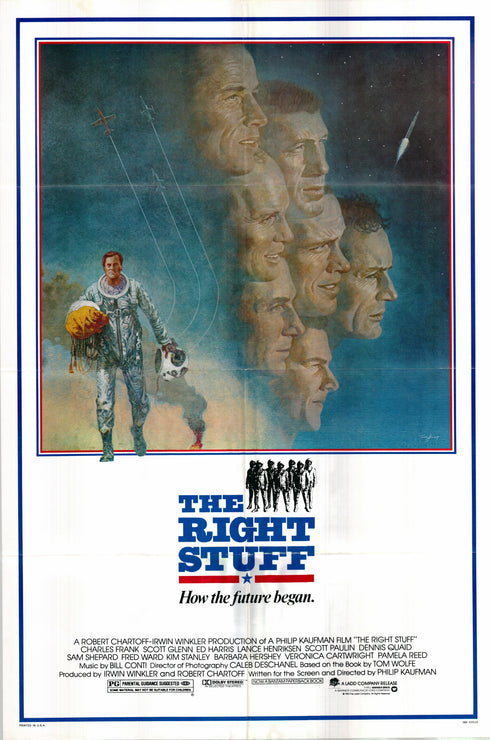 the right stuff 1983 one sheet poster folded
