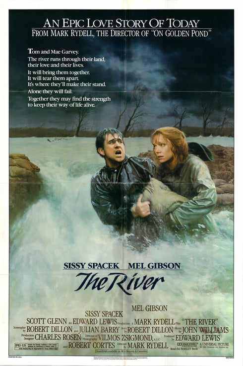 the river 1984 one sheet poster folded