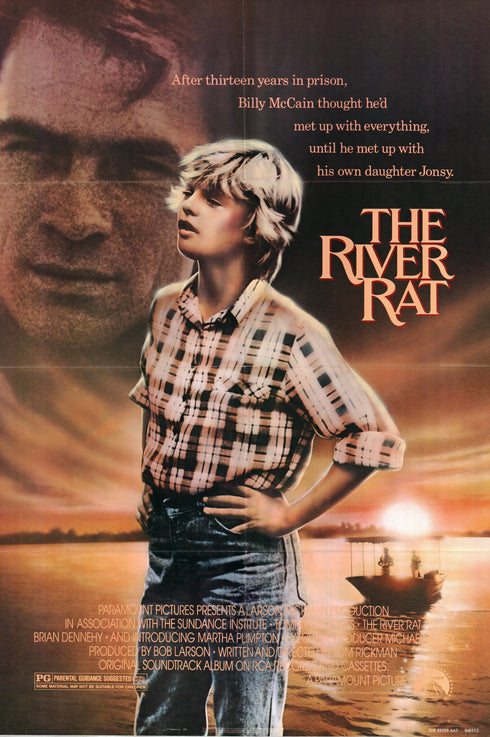 the river rat 1984 one sheet poster folded