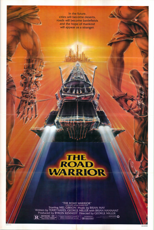 the road warrior 1982 style a one sheet poster folded