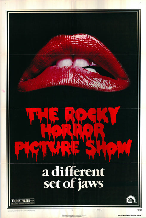 the rocky horror picture show 1975 style a one sheet poster folded