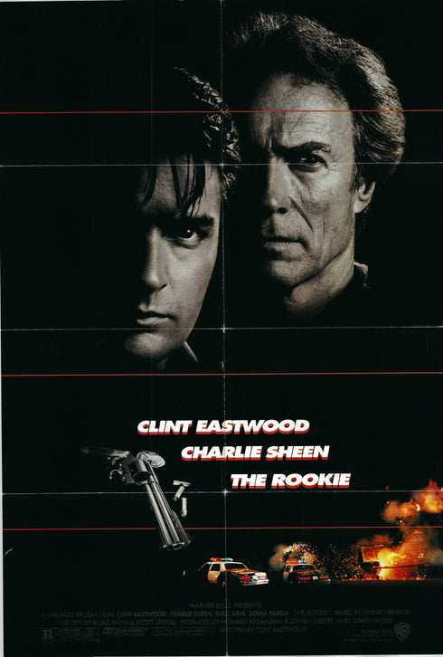 the rookie 1990 one sheet poster folded