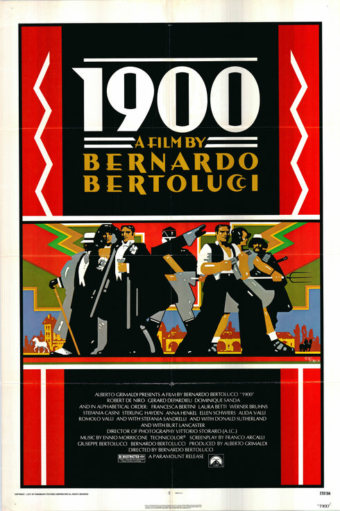 1900 1977 one sheet poster folded