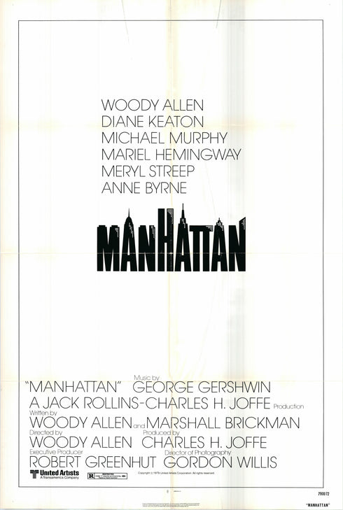 manhattan 1979 one sheet poster folded