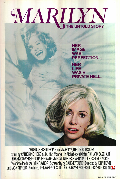 marilyn the untold story 1981 one sheet poster folded
