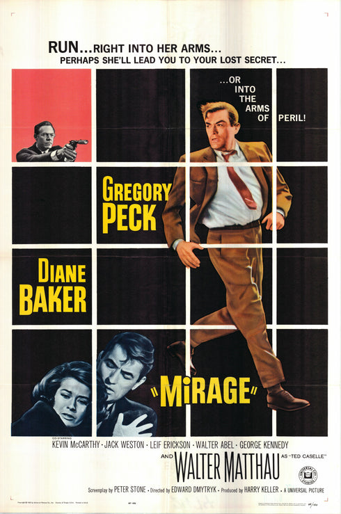 mirage 1965 one sheet poster folded