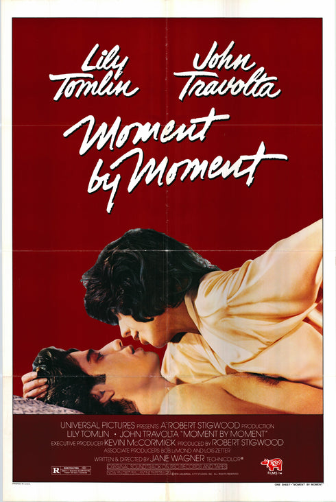 moment by moment 1978 one sheet poster folded