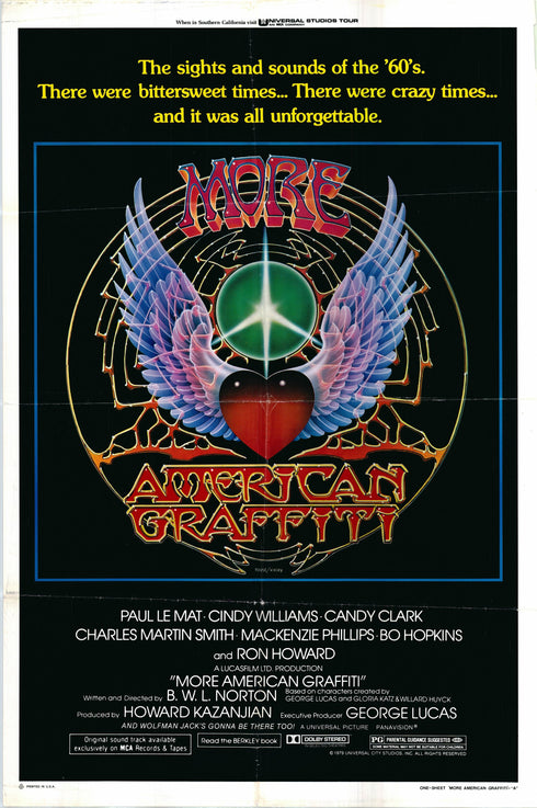 more american graffiti 1979 style a one sheet poster folded