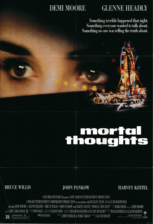 mortal thoughts 1991 one sheet poster folded