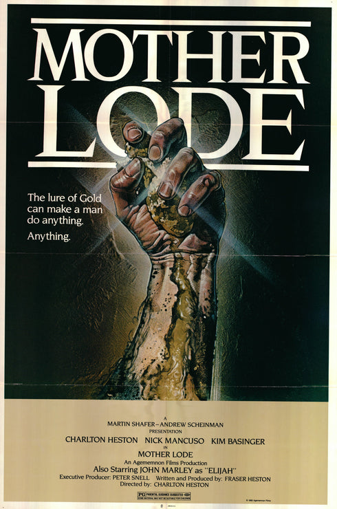 mother lode 1982 one sheet poster folded