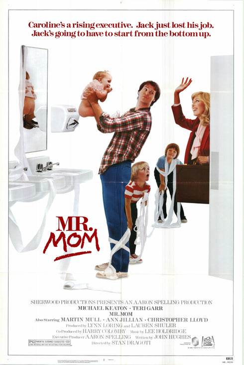mr. mom 1983 one sheet poster folded