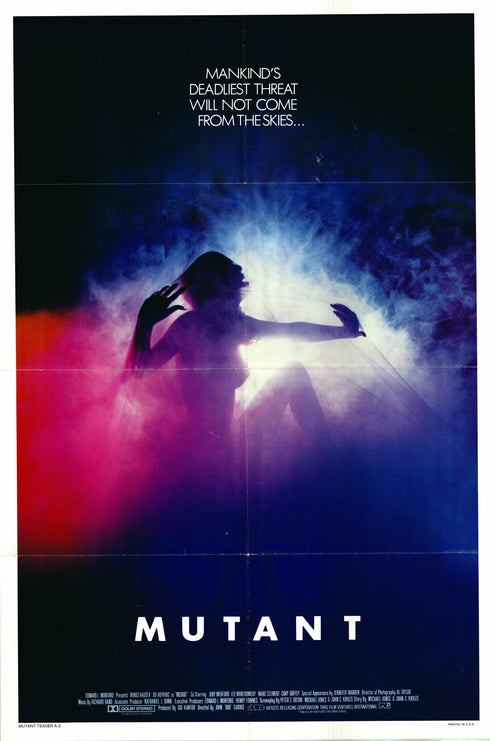 mutant (some pink) 1984 teaser style a one sheet poster folded