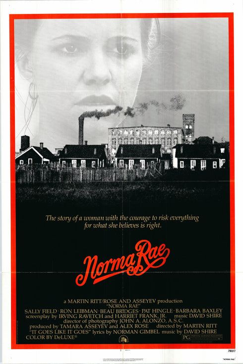norma rae 1979 one sheet poster folded