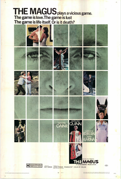 the magus 1968 one sheet poster folded