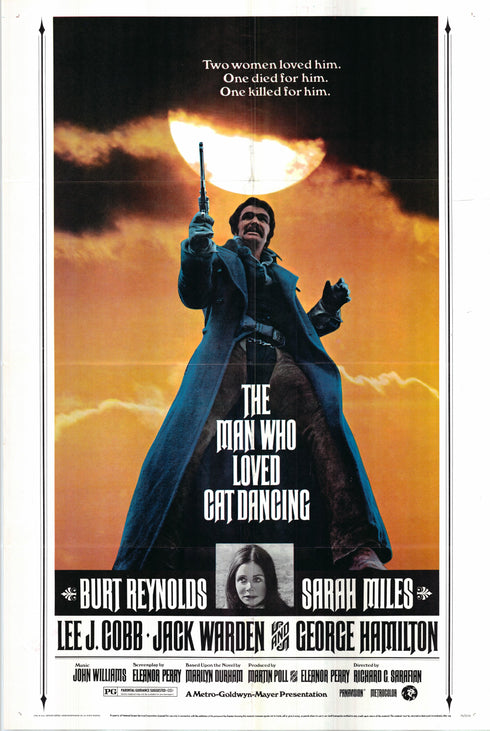 the man who loved cat dancing 1973 one sheet poster folded