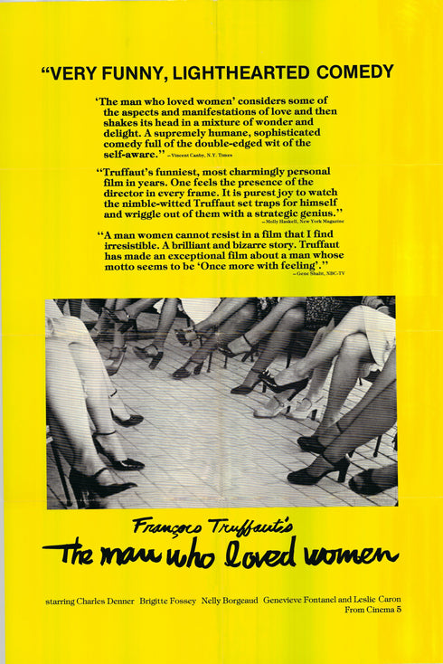 the man who loved women 1977 one sheet poster folded