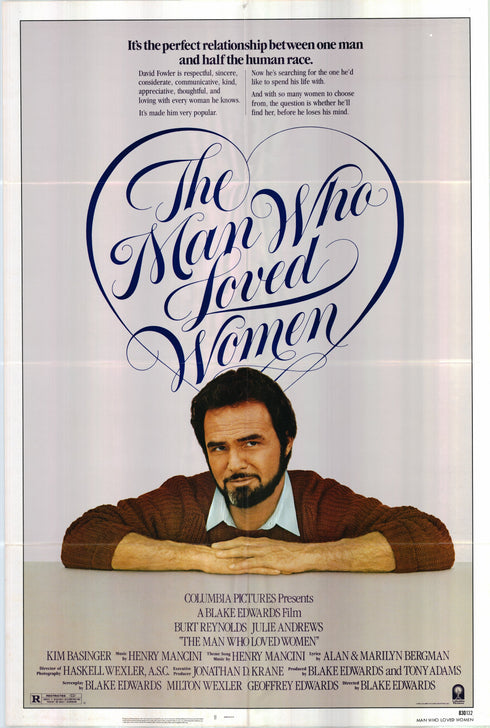 the man who loved women 1983 one sheet poster folded