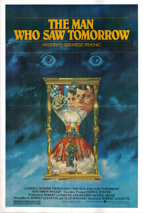 the man who saw tomorrow 1981 one sheet poster folded